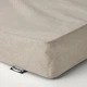 Кушетка з 2 матрацами IKEA FYRESDAL ФЮРЕСДАЛЬ, чорний, Ваннарейд жорсткий, 80х200 см, 293.909.42 - изображение 8