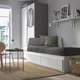 Каркас кушетки із 2 шухлядами IKEA FLEKKE ФЛЕККЕ, білий, 80х200 см, 003.201.34 - изображение 3