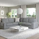 Кутовий диван IKEA KIVIK КІВІК, 4-місний, Tibbleby бежевий, сірий, 294.404.71 - изображение 4
