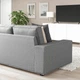 2-місний диван IKEA KIVIK КІВІК, Tibbleby бежевий, сірий, 094.405.99 - изображение 10