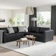Кутовий диван IKEA VIMLE ВІМЛЕ, 4-місний, ГРАНН, Бомстад чорний, 793.067.19 - изображение 3
