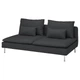 3-місна секція IKEA SÖDERHAMN, Фрідтуна темно-сіра, 694.495.68 - зображення 1