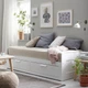Каркас кушетки із 2 шухлядами IKEA BRIMNES БРІМНЕС, білий, 80х200 см, 002.287.05 - изображение 8