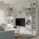Комбінація полиць IKEA TV VIHALS, білий, 337х37х200 см, 594.406.10 - изображение 3
