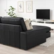 3-місний диван IKEA KIVIK КІВІК, з кушеткою, ГРАНН, Бомстад чорний, 894.431.84 - зображення 15