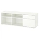 Тумба під телевізор IKEA VIHALS, білий, 146х37х50 см, 204.832.95 - изображение 2