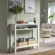 Консольный стол IKEA ИДАНЭС, белый, 104x32x95см, 904.878.79 - изображение 5