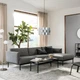 3-місний диван із кушеткою IKEA ÄPPLARYD, ЛЕЙДЕ сірий/чорний, 694.180.67 - изображение 7
