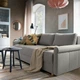 3-місний диван-ліжко IKEA DÅNHULT, сірий, 005.724.62 - изображение 8