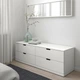 Тумба із шухлядами IKEA NORDLI НОРДЛІ, 4 шухляди, білий, 160х54 см, 492.394.96 - изображение 3