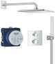 Душевой гарнитур скрытого монтажа с термостатом GROHE Grohtherm Rainshower Mono 310 Cube 34870000 - изображение 1