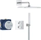 Душевой гарнитур скрытого монтажа с термостатом GROHE Grohtherm Rainshower Mono 310 Cube 34870000 - изображение 3