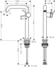 Змішувач для раковини HANSGROHE TECTURIS S CoolStart (73370670) чорний/матовий - зображення 3