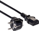 Kabel zasilający Akyga CU CEE 7/7 - IEC-C13 10 m Black (AK-PC-08C) - obraz 1