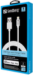 Kabel Sandberg USB Type-A - Lightning Apple Approved MFI 1 m White (5705730440755) - obraz 2