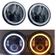 Оптика Фары на ВАЗ 2101 2121-21213 Нива Уаз Газ Ваз. LED фара, 90W, Светодиодная лэд фара 7 дюймов. - изображение 1
