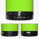 Портативная аккумуляторная колонка WSTER WS-631 с bluetooth, радио и поддержкой карт памяти Салатовая (11040) - изображение 3