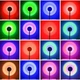 Лампа проекційна F-20 LED для селфі з RGB-підсвічуванням з пультом + 16 кольорів 4 режими роботи та ефект сонця Чорна (12846) - зображення 2