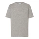 Детская футболка JHK, KID T-SHIRT, базовая, однотонная, для мальчика, темно-серый меланж, размер 158, на 12/14 лет - изображение 3