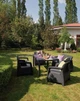 Комплект садових меблів Keter Corfu Fiesta Set на 6 осіб графіт (223216) - зображення 6
