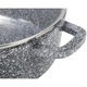 Кастрюля Kamille Snow Marble 2.3л індукційна з антипригарним покриттям (55583) - зображення 3