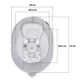 Электрическая кресло-качалка Kinderkraft Luli Grey, 5902533915668 - изображение 9