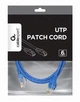Патч корд Cablexpert PP6U-0.5M/B, UTP, категория. 6, литой, 50u" штекер с фиксатором, 0.5м, синий - изображение 3