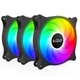 Корпусный вентилятор PCCOOLER FX 120 ARGB BK 3in1, черный - изображение 2