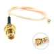 Кабель антенный IPEX uFL - SMA female (мама) 30см 300мм переходник удлинитель для 4G 3G модемов, WiFi роутеров - изображение 1