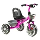 Дитячий триколісний велосипед Best Trike BS-44101 з EVA колесами, фарою, музикою та світлом, 2 кошики, Бузковий - зображення 1