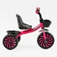 Дитячий триколісний велосипед Best Trike SL-12011 з EVA колесами, дзвіночком, 2 кошики, Рожевий - зображення 2