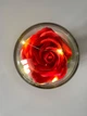 Ночник с LED подсветкой большая роза в колбе на батарейках - изображение 2