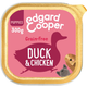 Мокрий корм для цуценят Edgard & Cooper Duck and Chicken Puppy Patee 300 г (5407007147632) - зображення 1