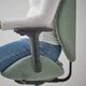 Офісний стілець з підлокітником IKEA HATTEFJÄLL ХАТТЕФЙЕЛЛЬ, Gunnared зелений, чорний, 505.389.70 - изображение 8