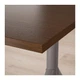 Письменный стол IKEA ИДОСЕН, коричневый, темно-серый, 160x80 см, 992.810.39 - изображение 6