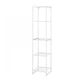 Стелаж IKEA JOSTEIN, всередину, для вулиці, білий дріт, 41х40х180 см, 894.371.97 - изображение 1