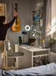 Обертовий стілець IKEA ÖRFJÄLL ОРФЬЄЛЛЬ, білий, ВІССЛЕ світло-сірий, 494.160.12 - изображение 6