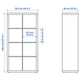 Письмовий стіл IKEA KALLAX / LAGKAPTEN, білий, під білений дуб, 77х159х147 см, 594.816.67 - изображение 11