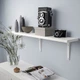 Полка з кронштейном IKEA BERGSHULT / TOMTHULT, білий, 120х20 см, 994.183.15 - изображение 8