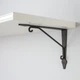 Полиця навісна IKEA BERGSHULT / KROKSHULT, білий, антрацит, 120х30 см, 893.260.62 - изображение 13