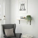 Полиця навісна IKEA TRANHULT / KROKSHULT, осика, 80х20 см, 993.363.29 - изображение 2