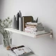 Полиця навісна IKEA BERGSHULT / GRANHULT, білий, нікельований, 80х30 см, 692.908.08 - изображение 6