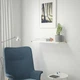 Полиця навісна IKEA BERGSHULT / GRANHULT, білий, нікельований, 80х30 см, 692.908.08 - изображение 8