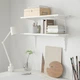 Комбінація навісних полиць IKEA BURHULT / SIBBHULT, білий, білий, 59 х 20 см, 093.260.99 - изображение 6