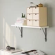 Полиця навісна IKEA TRANHULT / KROKSHULT, осика біла, 80х20 см, 393.363.32 - изображение 7