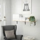 Полиця навісна IKEA TRANHULT / KROKSHULT, осика, 120х30 см, 293.363.23 - изображение 8