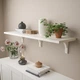 Полиця навісна IKEA BERGSHULT БЕРГСХУЛЬТ / RAMSHULT РАМСХУЛЬТ, білий, 120х30 см, 992.906.23 - изображение 7