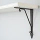 Полиця навісна IKEA BERGSHULT / KROKSHULT, білий, антрацит, 120х20 см, 593.260.54 - изображение 10