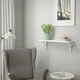 Полиця навісна IKEA TRANHULT / SANDSHULT, осика біла, 80х20 см, 393.260.93 - изображение 2