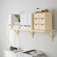 Полиця навісна IKEA TRANHULT / SANDSHULT, осика, 120х30 см, 993.260.90 - изображение 6